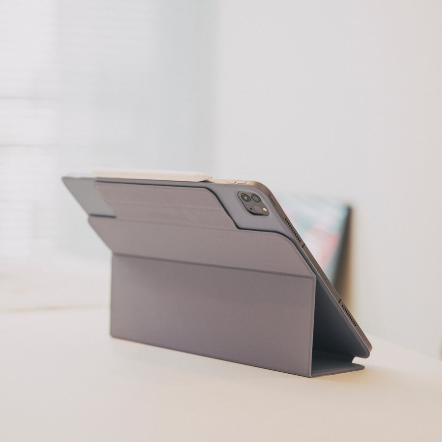 FreeAngle Slim – Highly Adjustable, Sleek Stand & Smart Cover for iPad