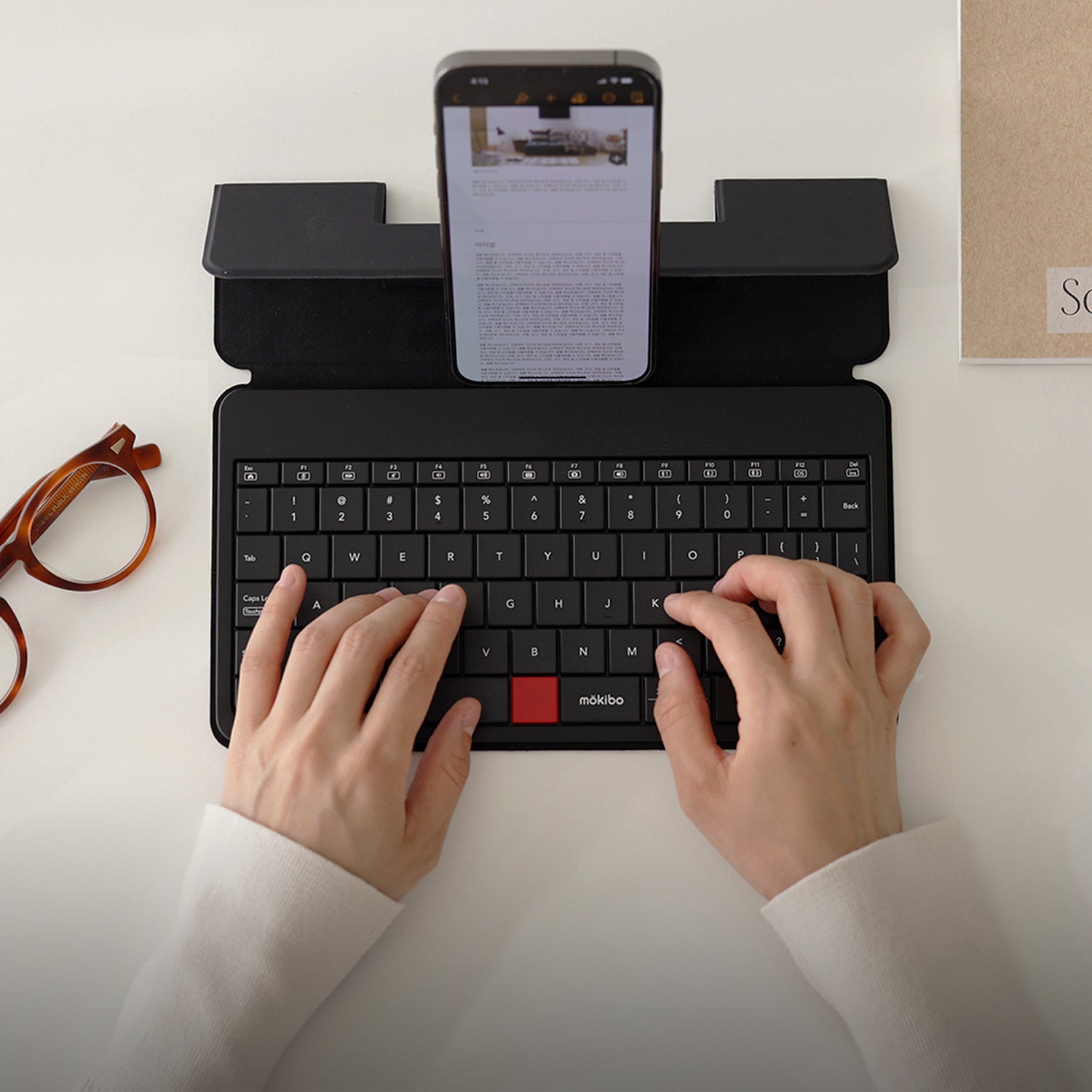 Mokibo Fusion Keyboard - Wireless Productivity Simplified