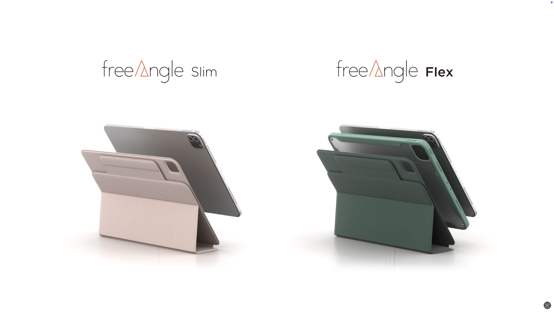 FreeAngle Flex – Adjustable Stand & Protective Bumper Case for iPad